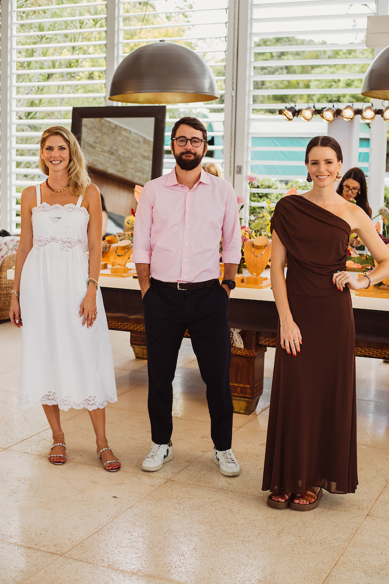 Susan Neves, Gabriel Sauer e Gabriella Constantino