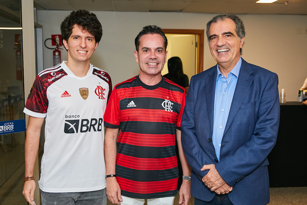 Pedro Perdiz, Andrey Cavalcante e José Perdiz