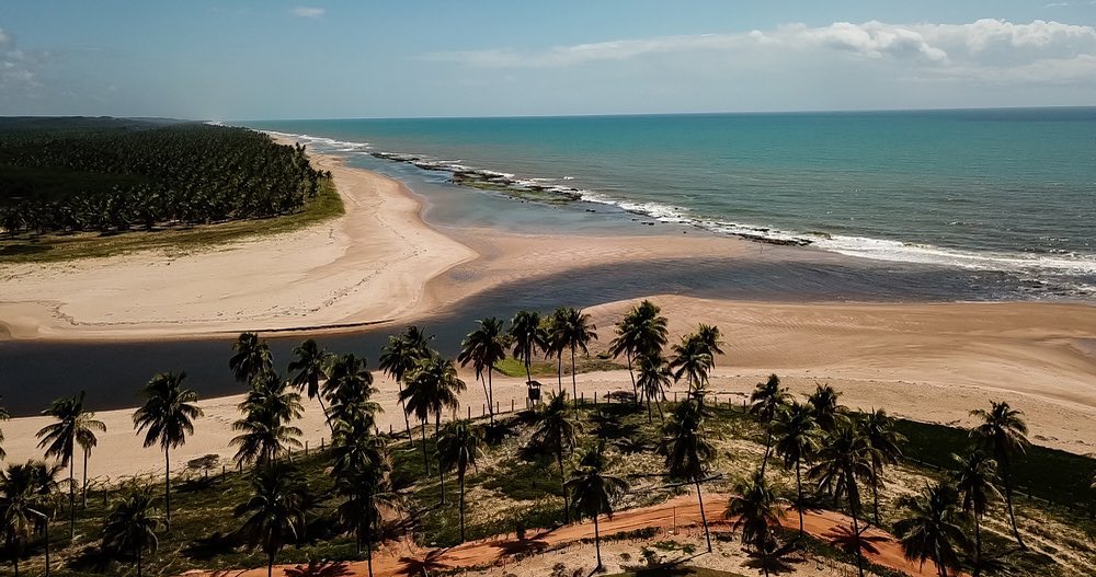 Ilha localizada no sul da Bahia onde é realizado o reveillon dos quereres - Metrópoles