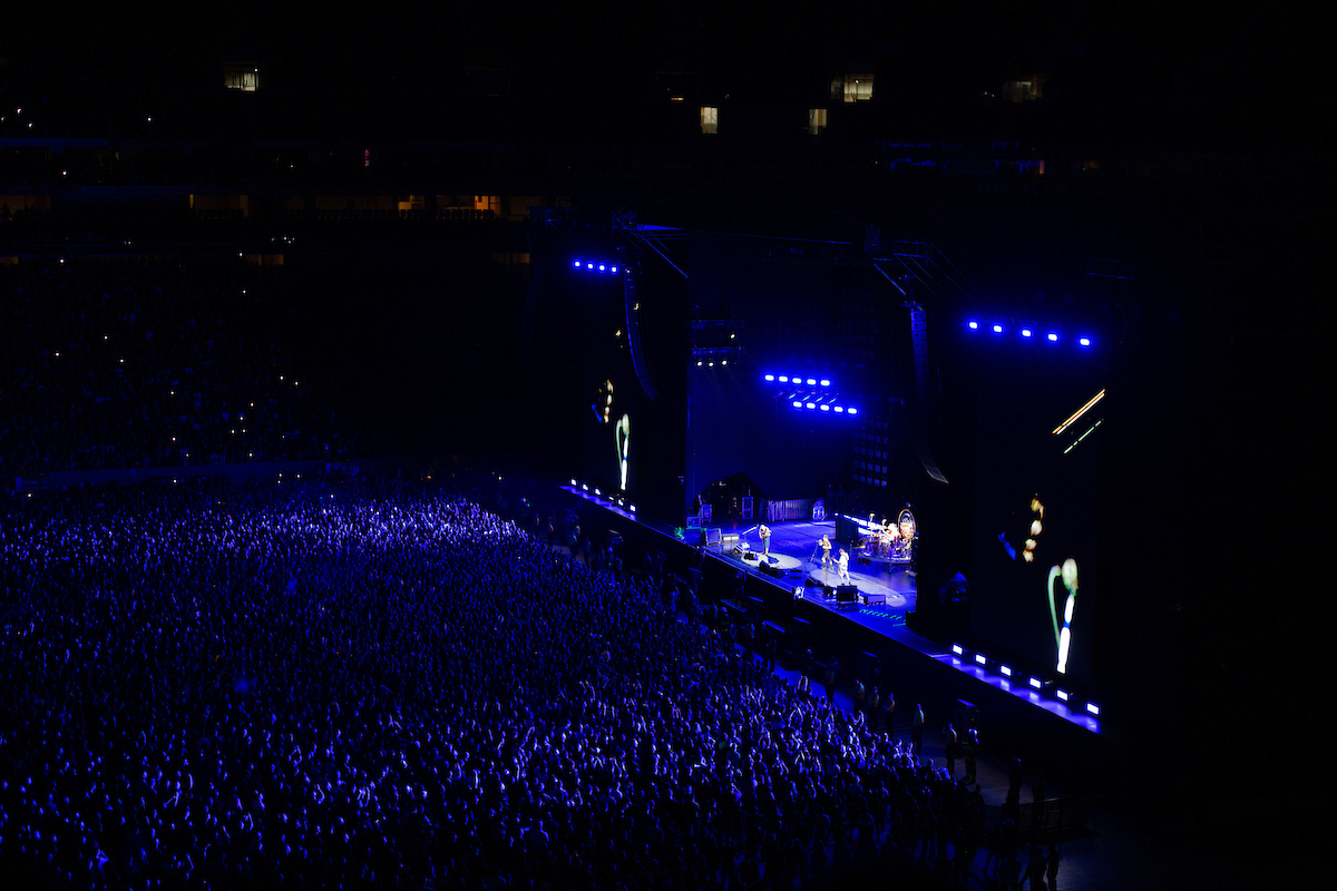 Cobertura social do show do Red Hot Chili Peppers - Metrópoles