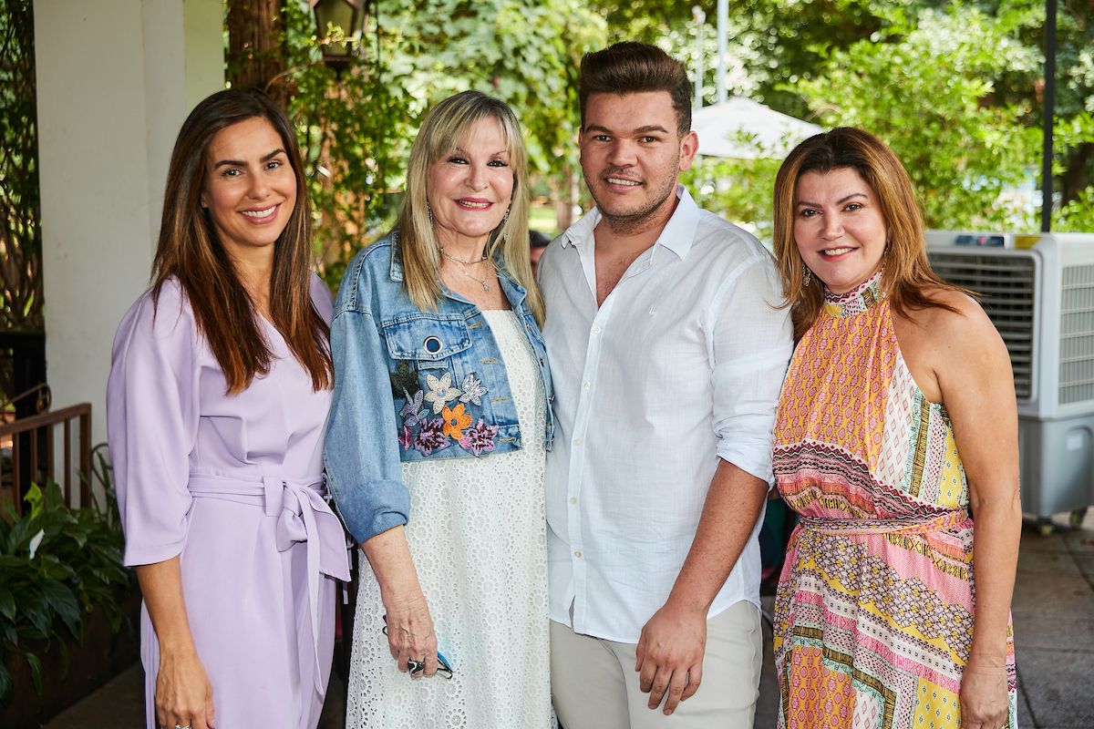 Daniely Britto, Mirtes Carvalho, Junior Menezes e Marilene Costa