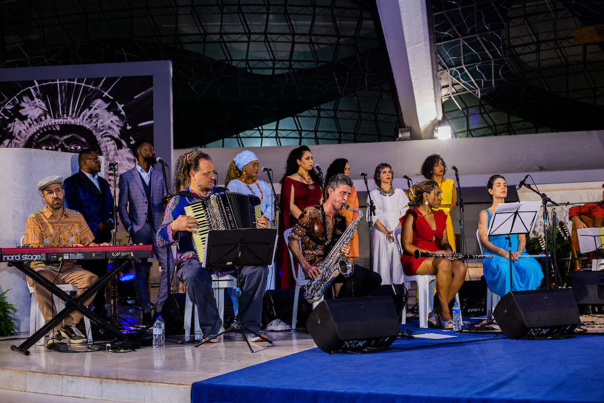 A Orquestra Mundana veio diretamente de São Paulo para se apresentar em Brasília