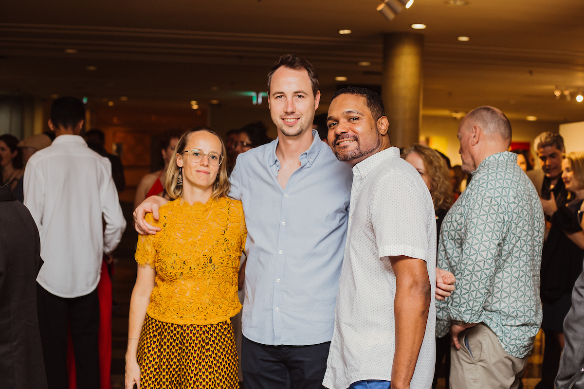 Duane Goodin, François Moureau e Chloé Maes 