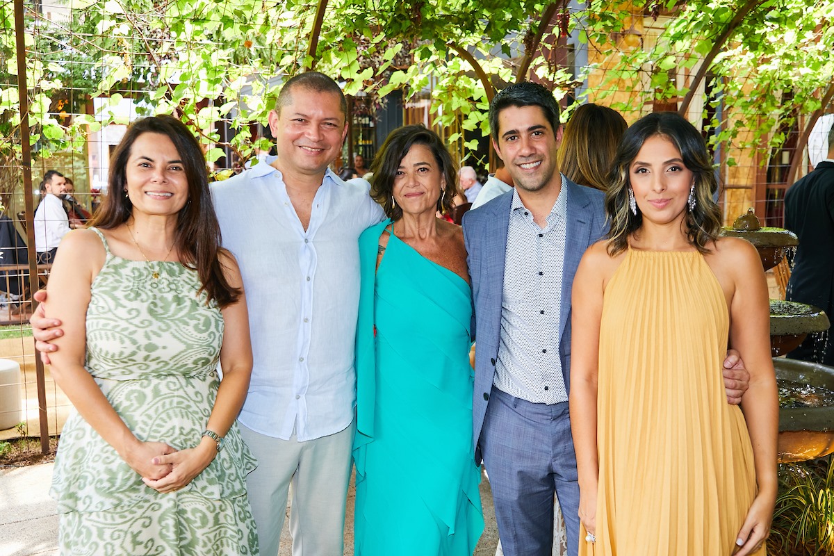 Raquel Hamu, Lúcio Lucas, Cecília Gontijo, Breno Gontijo e Raquel Sotero