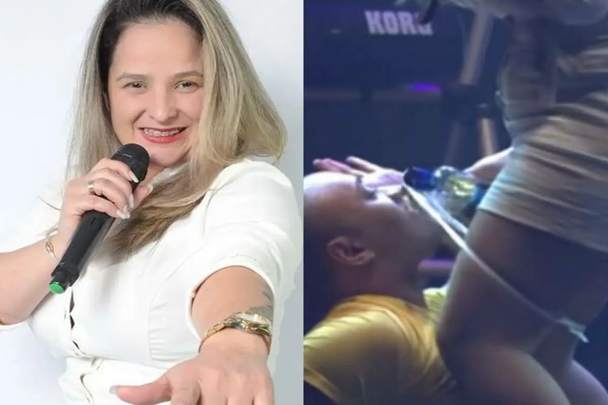 Cantora “coa” cachaça na calcinha em show e dá na boca de fã. Veja! |  Metrópoles