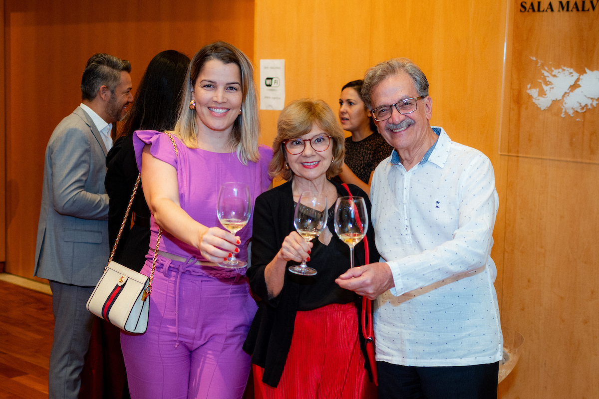 Mayra Santos, Eliane Ulhoa e Fausto Freitas