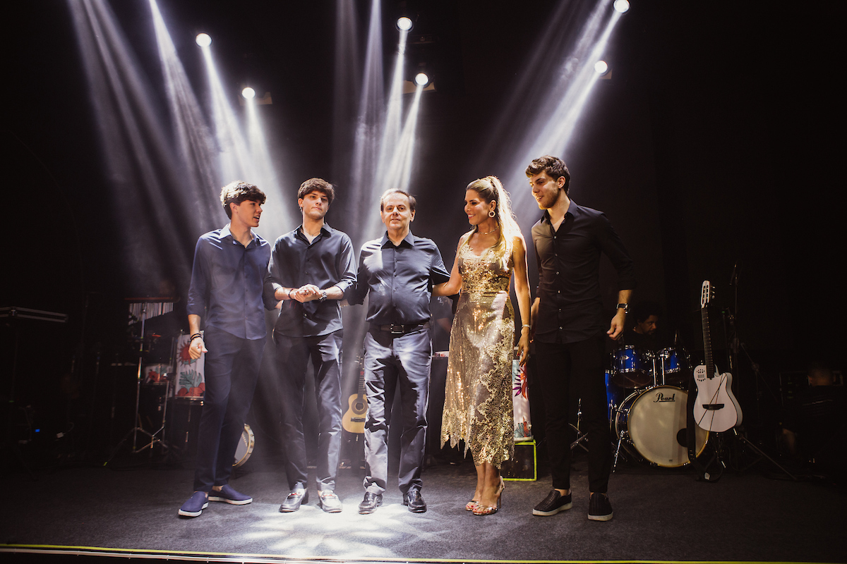 Bernardo, Gustavo, Nadim, Mônica e Guilherme Haddad