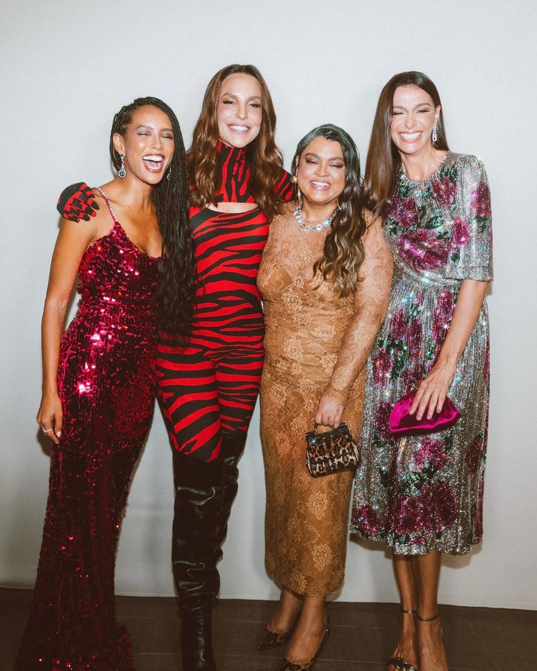 Tais Araújo, Ivete Sangalo, Preta Gil e Mônica Martelli