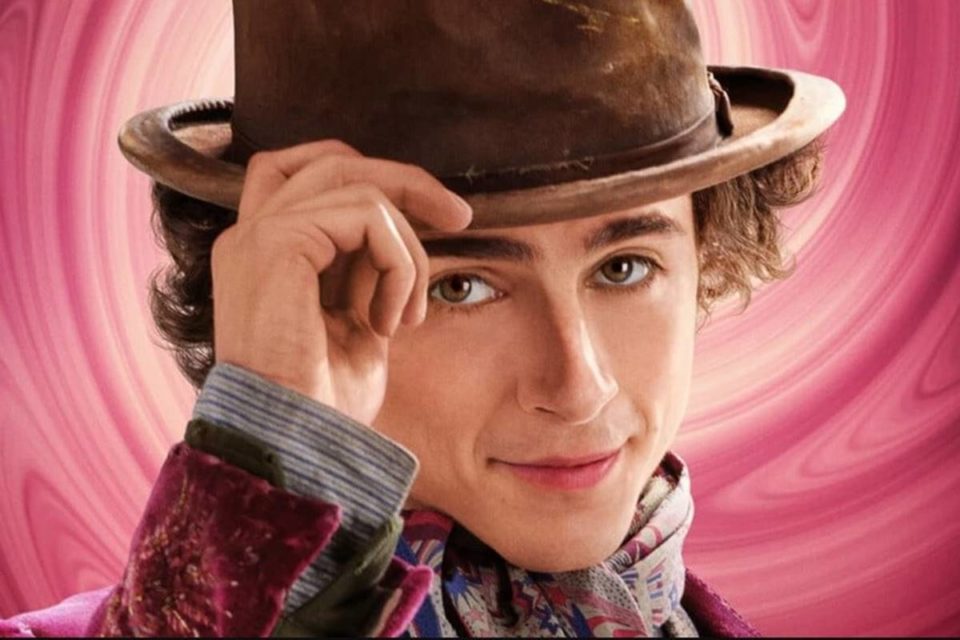 Foto colorida de Timothée Chalamet como Wonka - Metrópoles