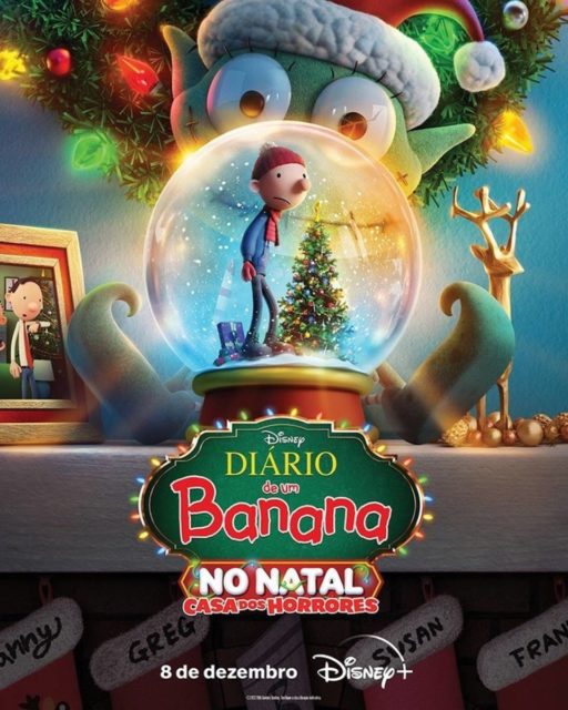 Diário de um Banana no Natal - Casa dos Horrores. Foto mostra pôster do filme - Metrópoles