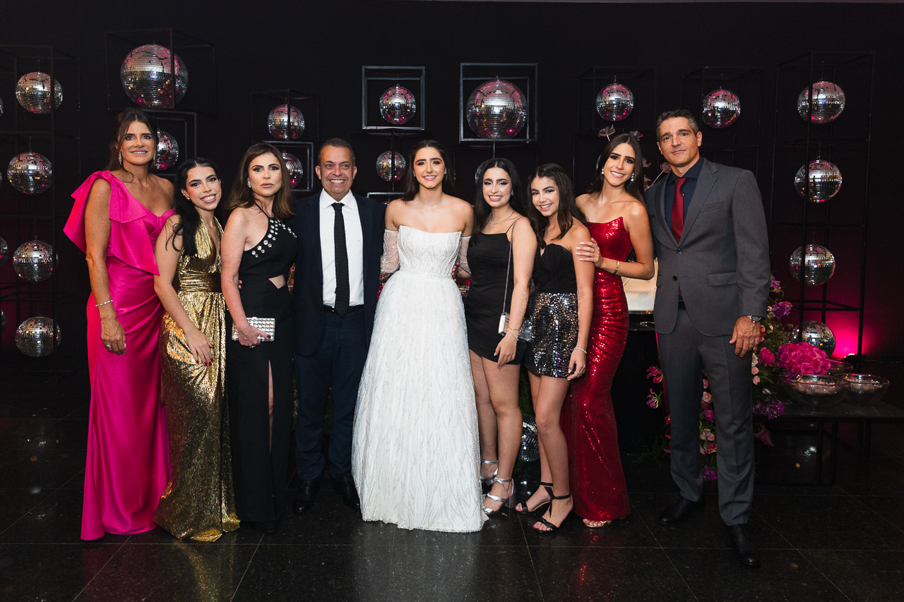 Luisa Pigini, Fernanda Abreu, Wanessa Godoy, André Matos, Cecília Pigini, Juliana Abreu, Catarina Abreu, Maria Carolina Pigini e Rodrigo Pigini