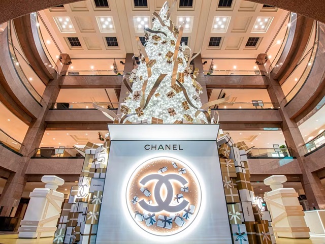 chanel natal decoração - metrópoles