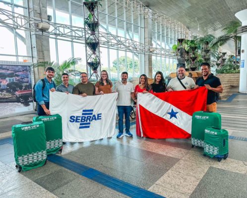 Fotografia colorida da Comitiva do Sebrae na COP28