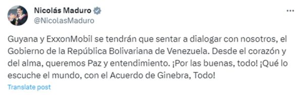 Foto colorida de Nicolás Maduro, presidente da Venezuela - Metrópoles