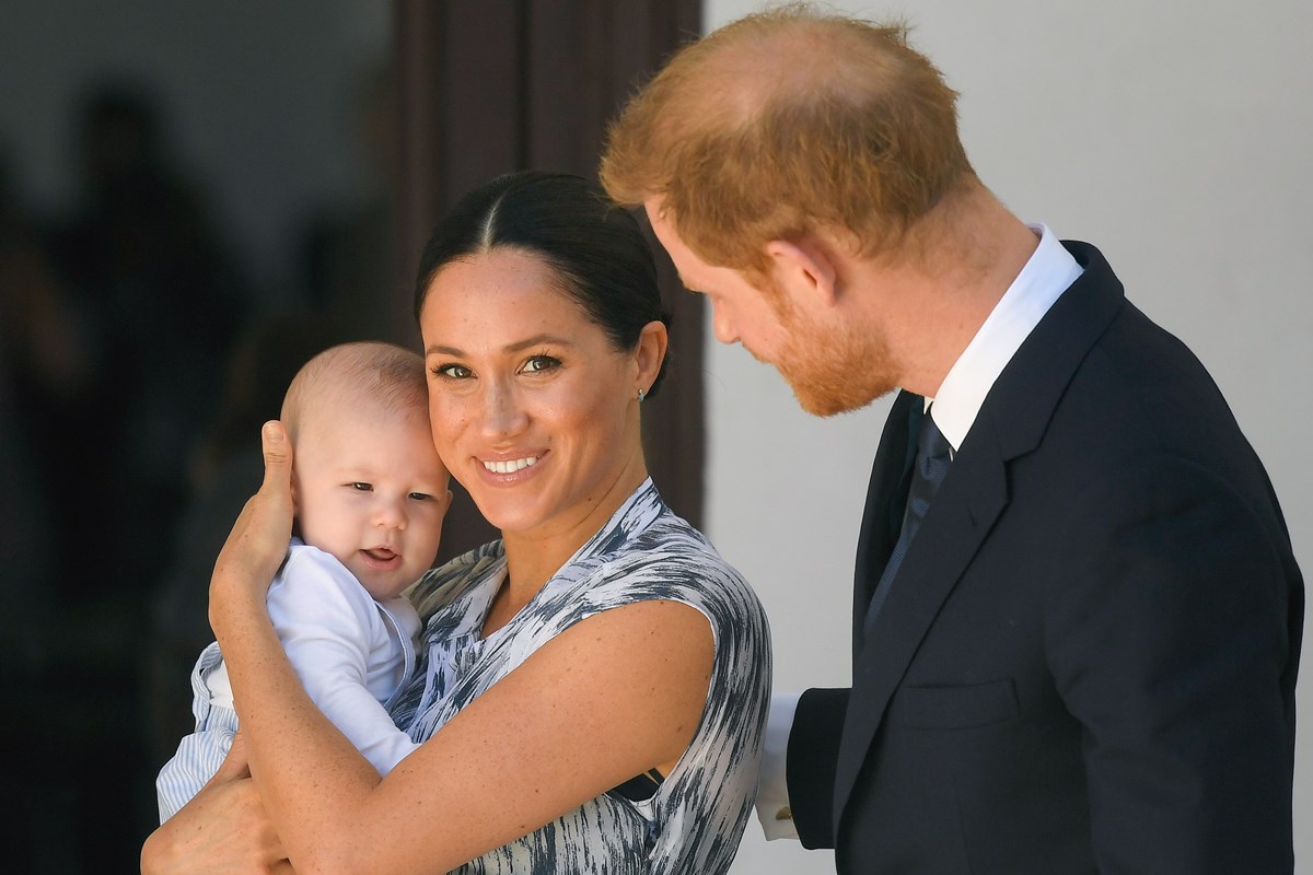 Príncipe Harry, Meghan Markle e Archie Mountbatten-Windsor