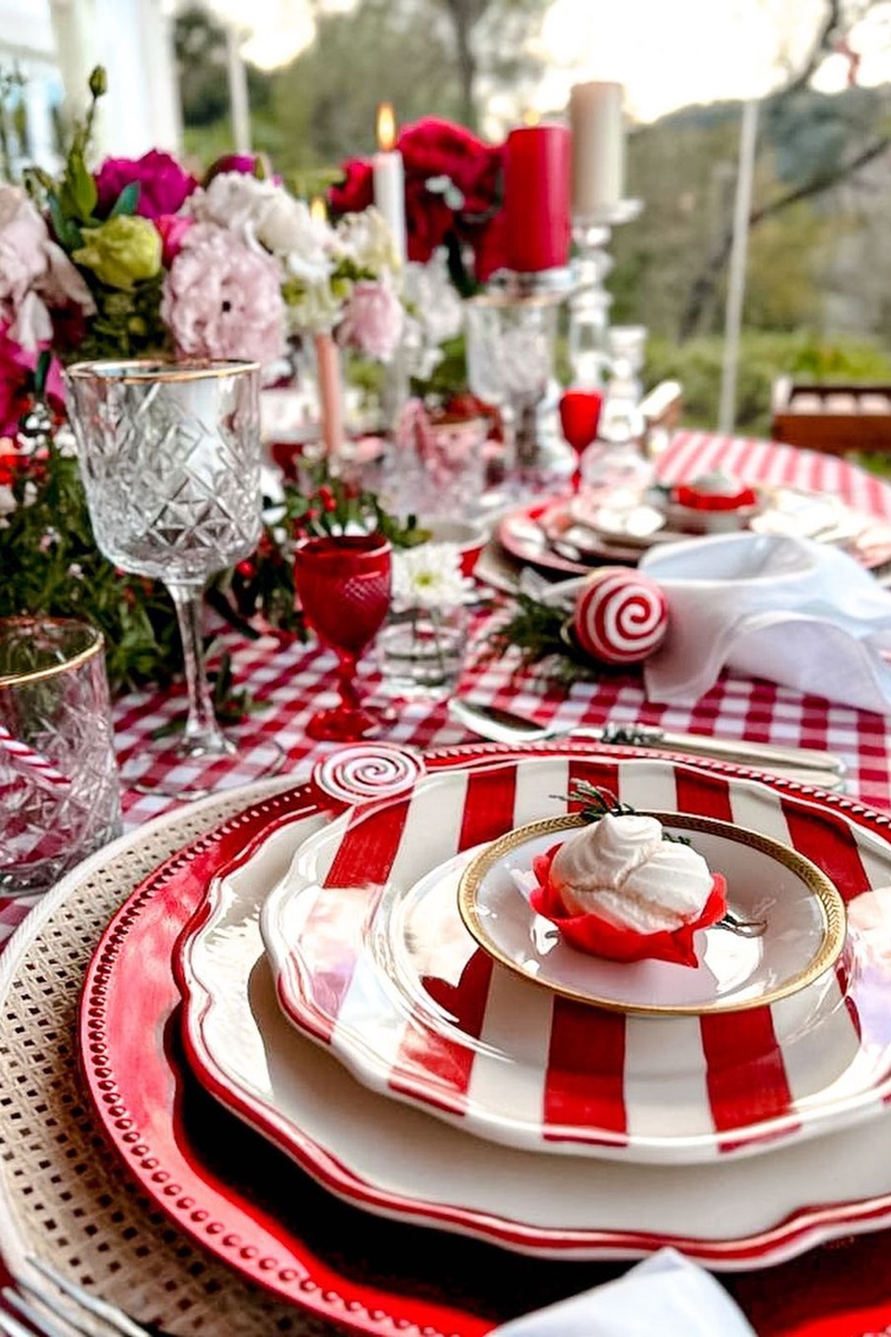 Decoração de mesa de Natal - Metrópoles