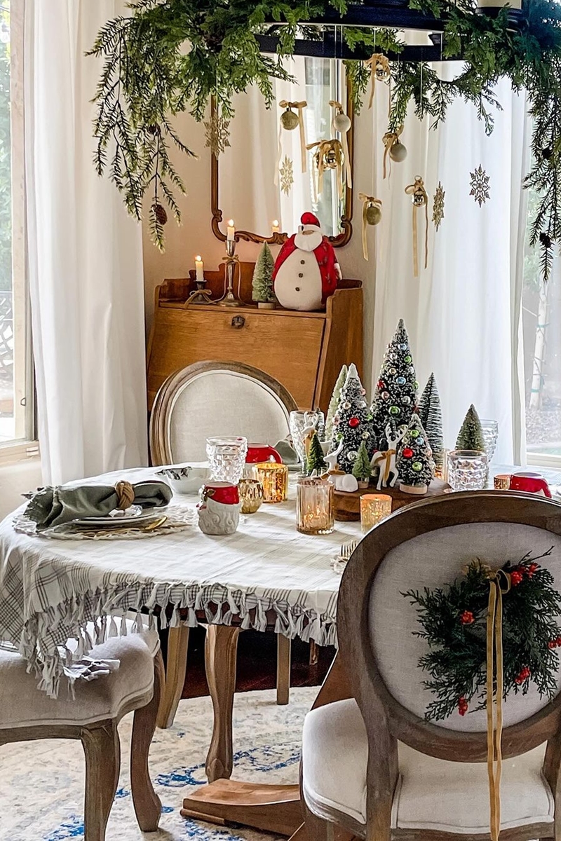 Decoração de mesa de Natal - Metrópoles