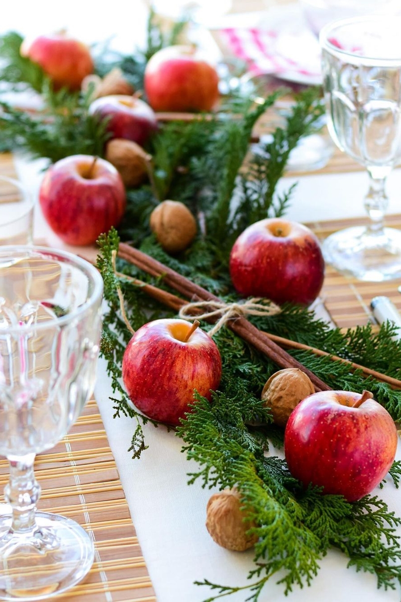 Decoração de mesa de Natal - Metrópoles