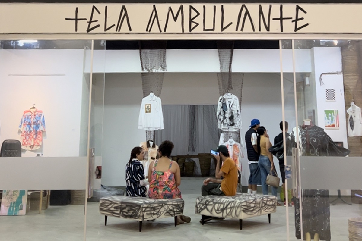 fachada Espaço Cultural do Venâncio Shopping artistas tela ambulante - metrópoles