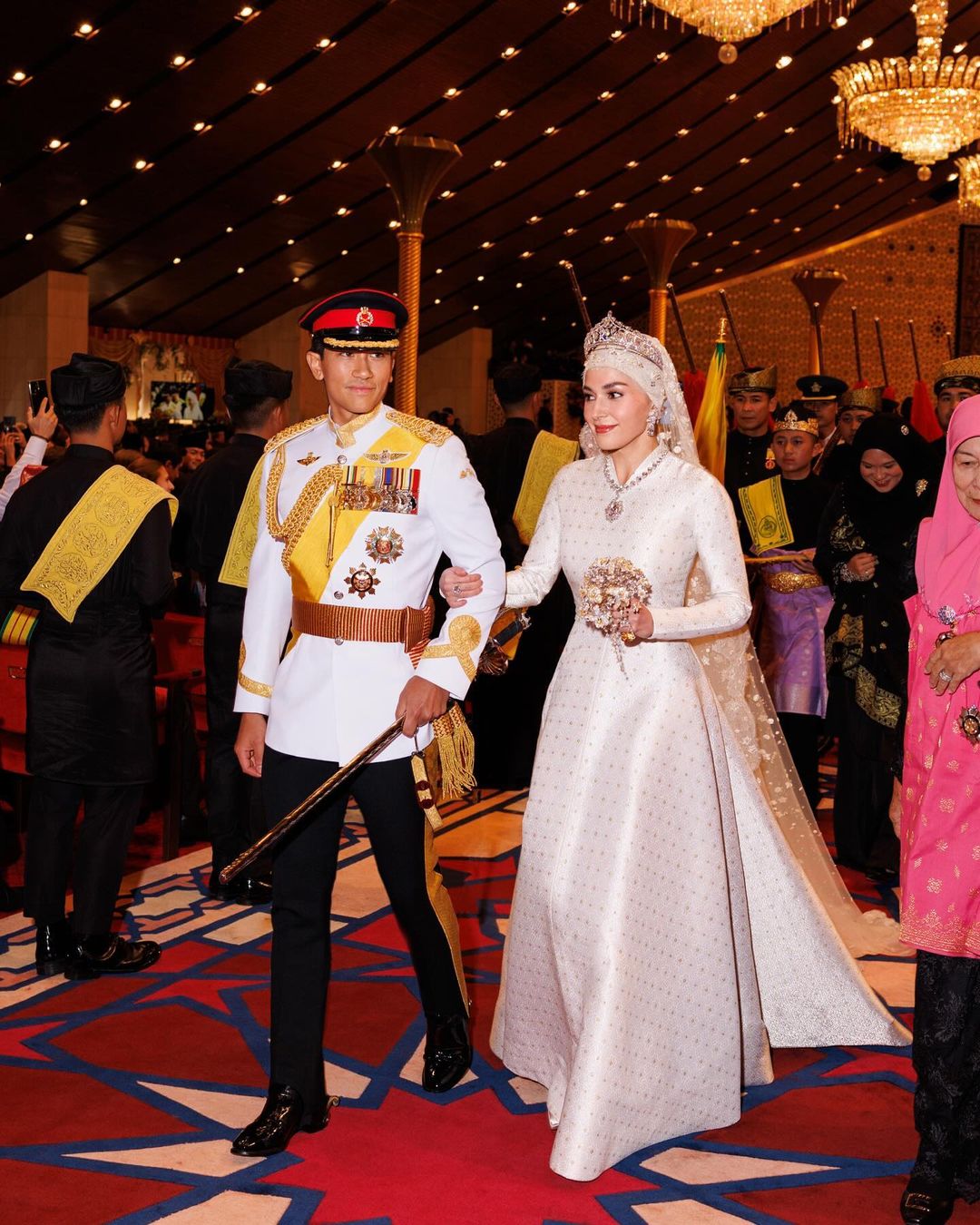 casório do príncipe de Brunei, Abdul Mateen, com Anisha Isa Kalebic