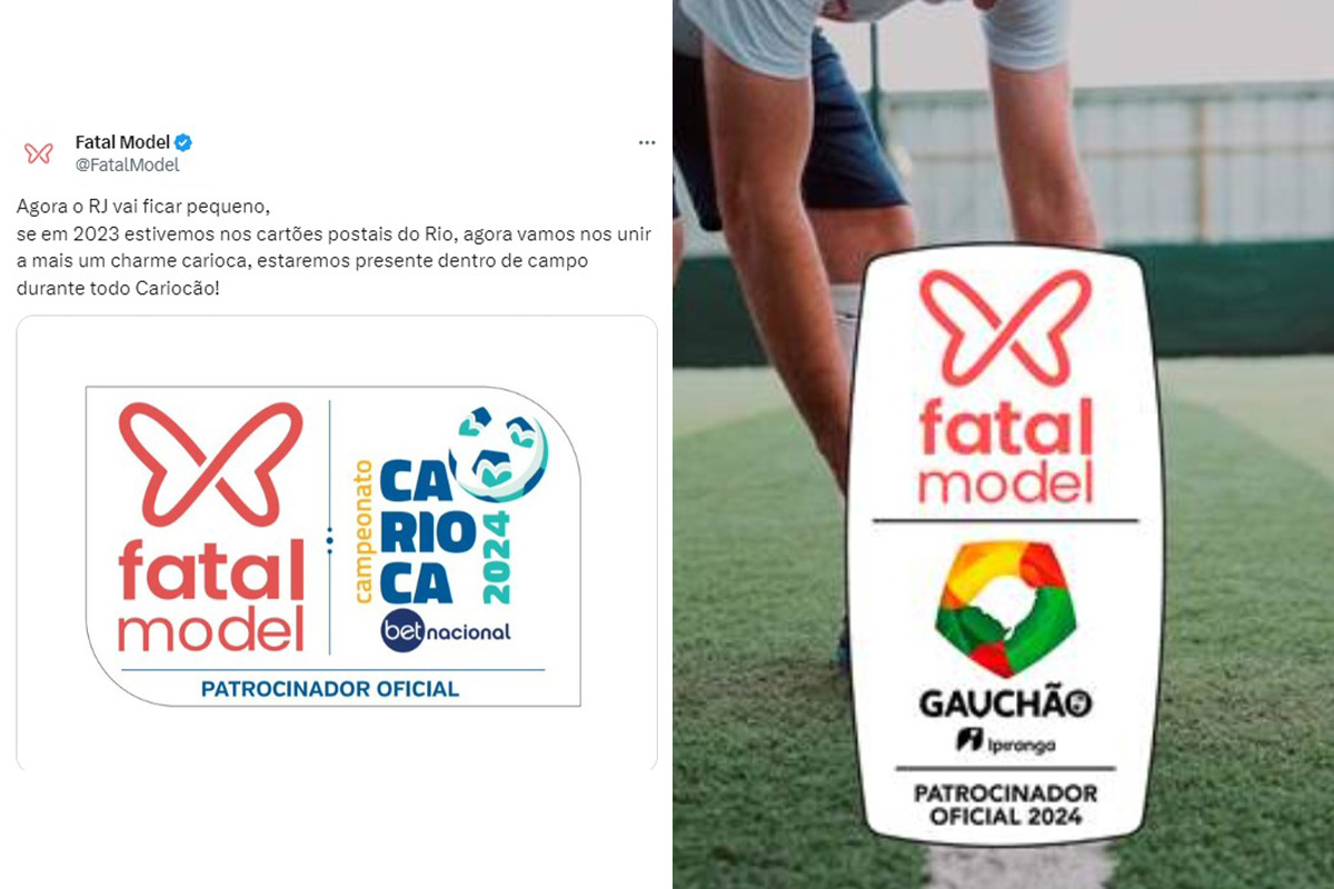 Site Fatal Model fecha patrocínio com campeonatos Carioca e Gaúcho |  Metrópoles