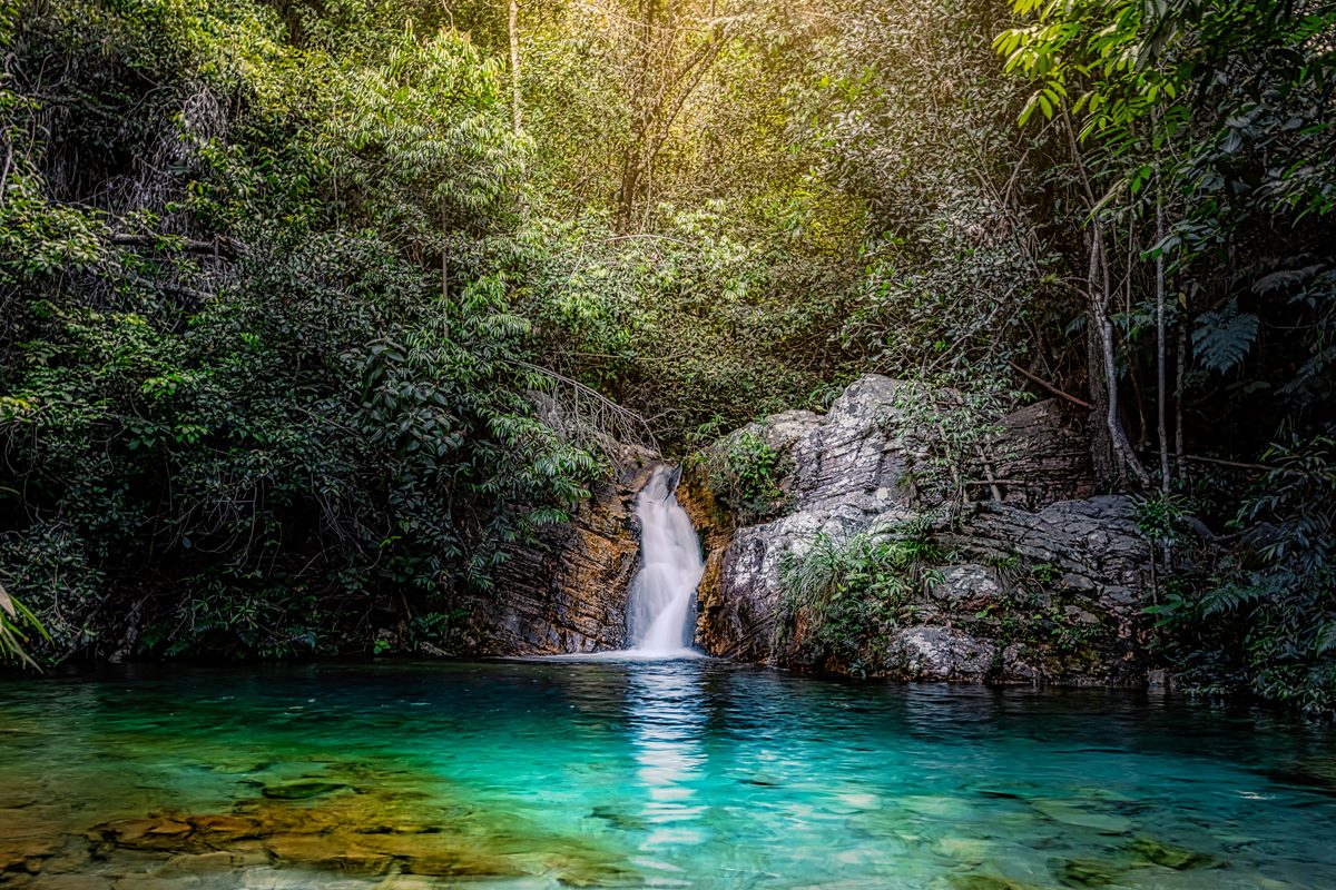 Foto colorida de chapada