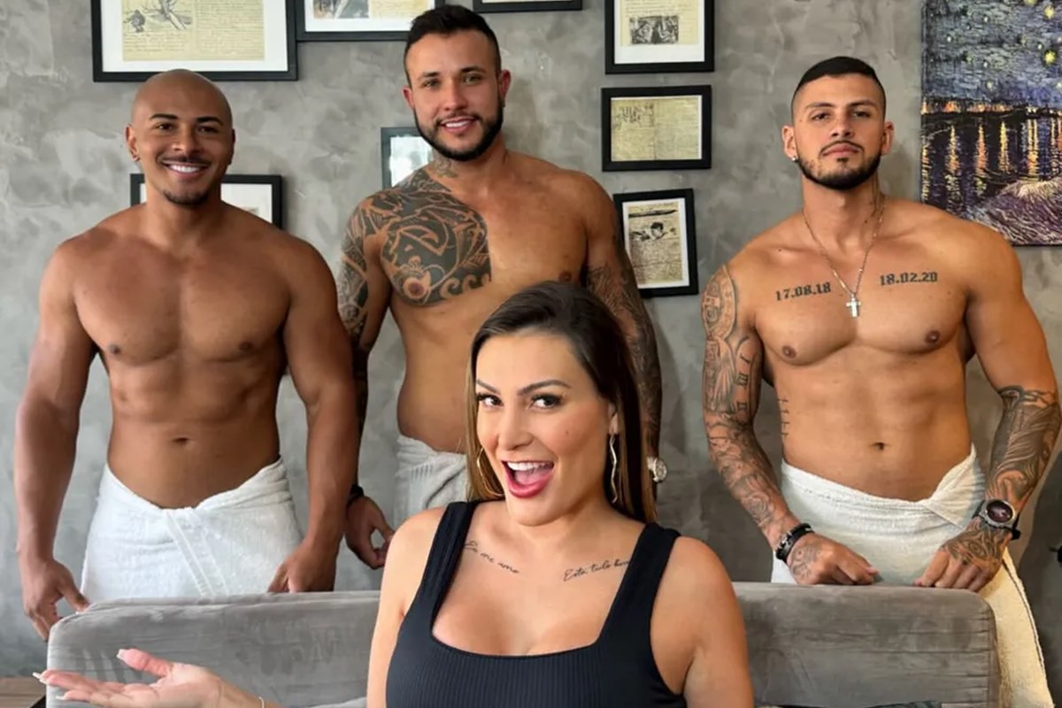 Andressa Urach grava cena de sexo com 3 homens: “Melhor experiência” |  Metrópoles