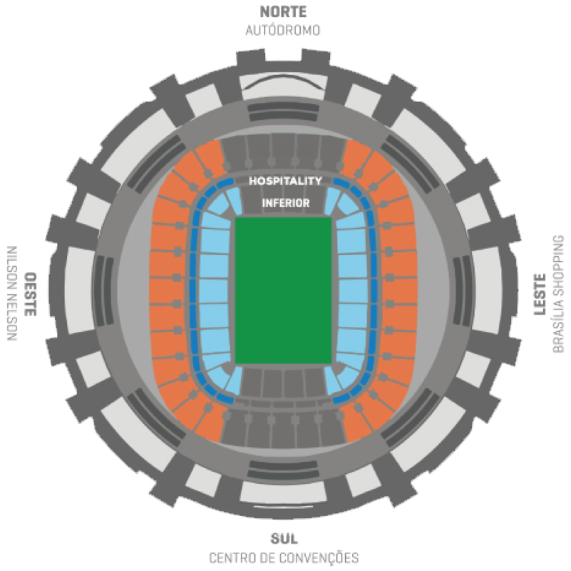 Mapa do jogo Itabirito x Atlético-MG