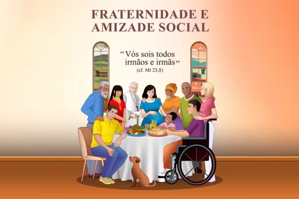 Imagem colorida do poster da Campanha da Fraternidade de 2024 - Metrópoles