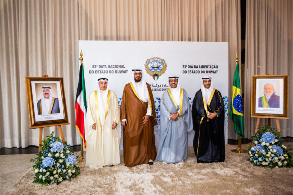 Brasília (DF), 21/02/2024. O embaixador do Kuwait no Brasil, Talal Rashed Abdulaziz A. Almansour, convida para comemoração da 63ª Data Nacional e 33º Dia da Libertação do Estado do Kuwait. Foto