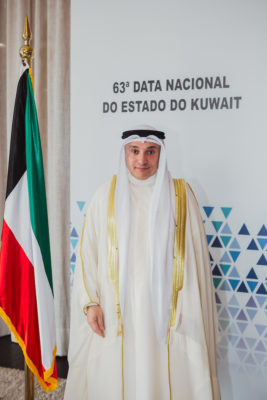 Brasília (DF), 21/02/2024. O embaixador do Kuwait no Brasil, Talal Rashed Abdulaziz A. Almansour, convida para comemoração da 63ª Data Nacional e 33º Dia da Libertação do Estado do Kuwait. Foto