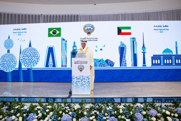 Brasília (DF), 21/02/2024. O embaixador do Kuwait no Brasil, Talal Rashed Abdulaziz A. Almansour, convida para comemoração da 63ª Data Nacional e 33º Dia da Libertação do Estado do Kuwait. Foto