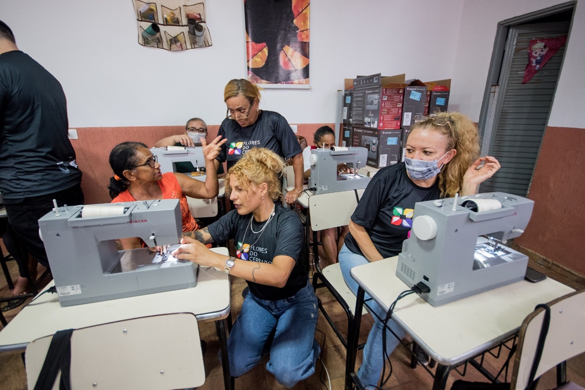 Flores do Cerrado costura aulas brasília mulheres - metrópoles