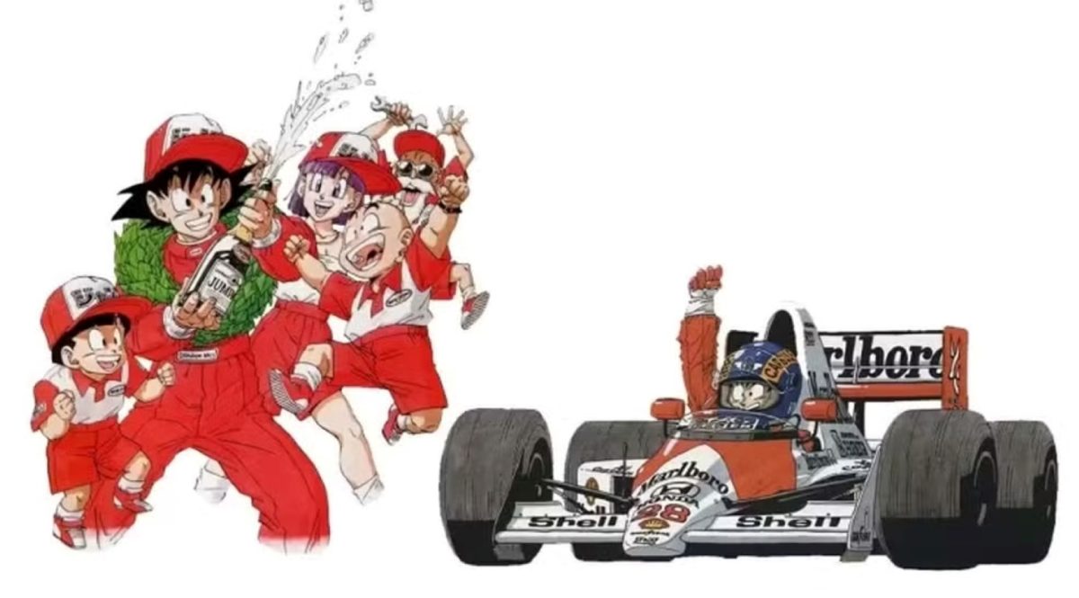 Ayrton Senna como Goku - Metrópoles