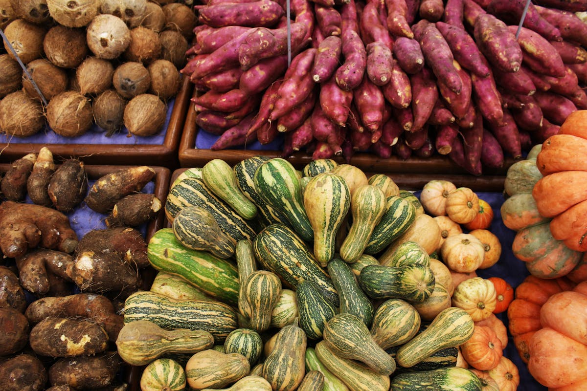 Várias e diversas verduras em supermercado - Metrópoles