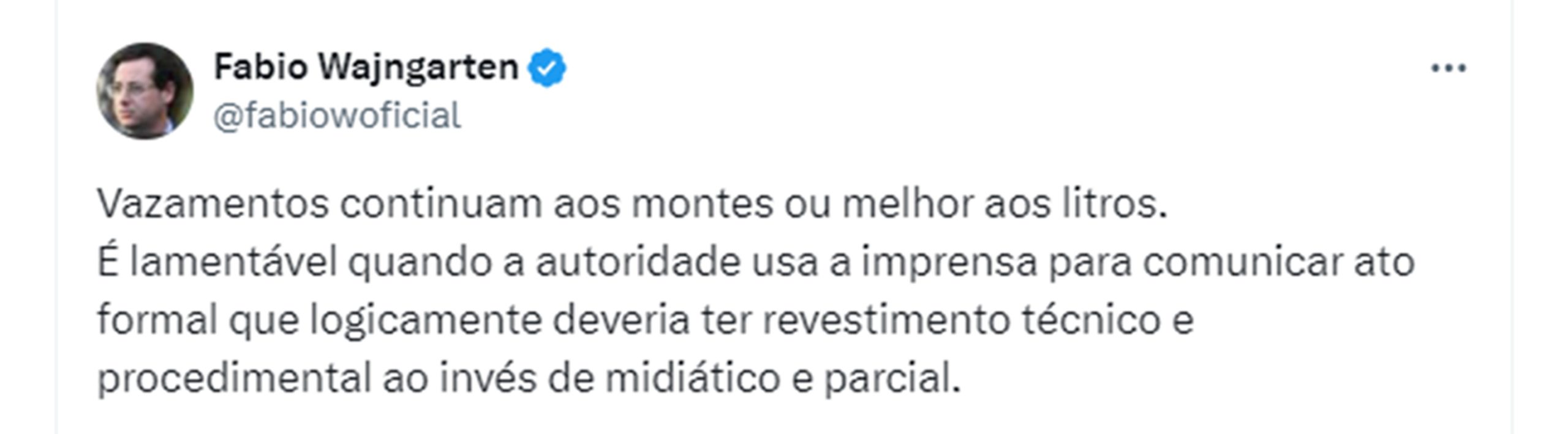 Wajngarten comenta indiciamento de Bolsonaro por fraude em cartão de vacina