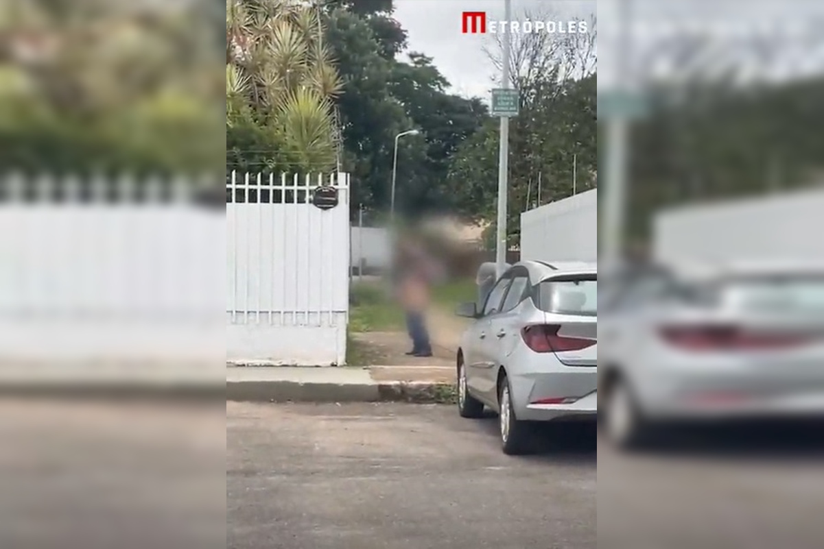 Vídeo: mulher filma homem se masturbando perto de escola na Asa Sul |  Metrópoles