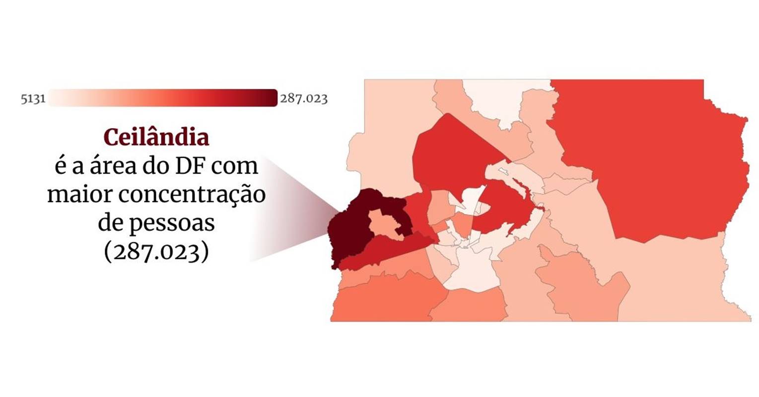 Arte Censo 2022 no DF - Metrópoles