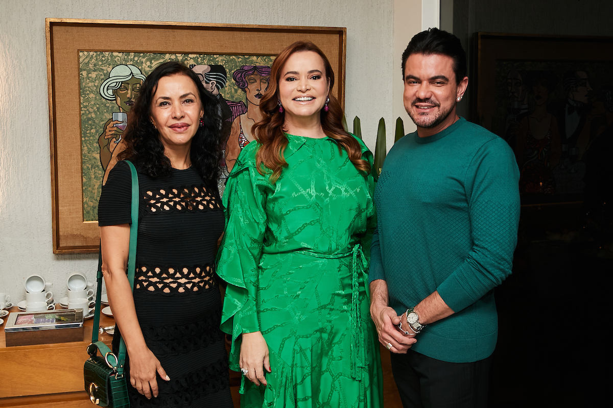 Claudia Meireles, Flávia Coelho e Tiago Correia