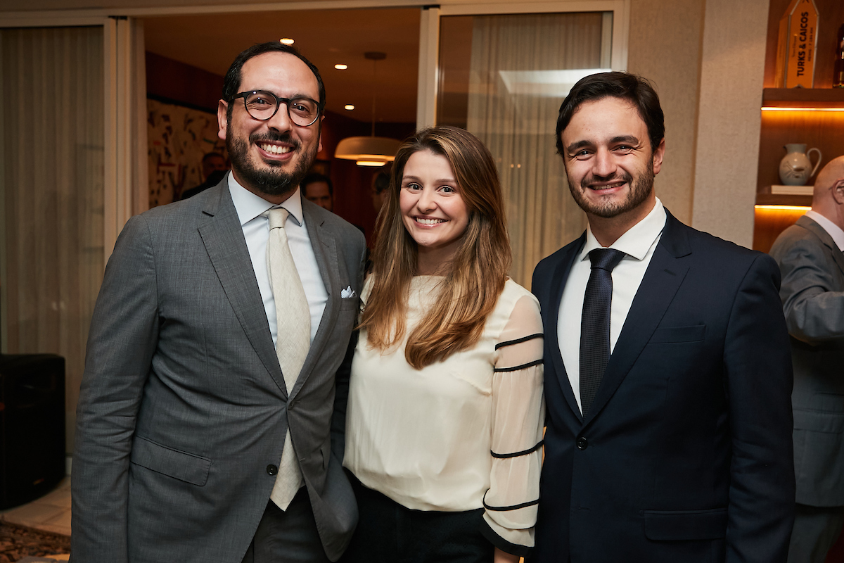 Pedro Gonet, Mariana Pavoni e André Maia