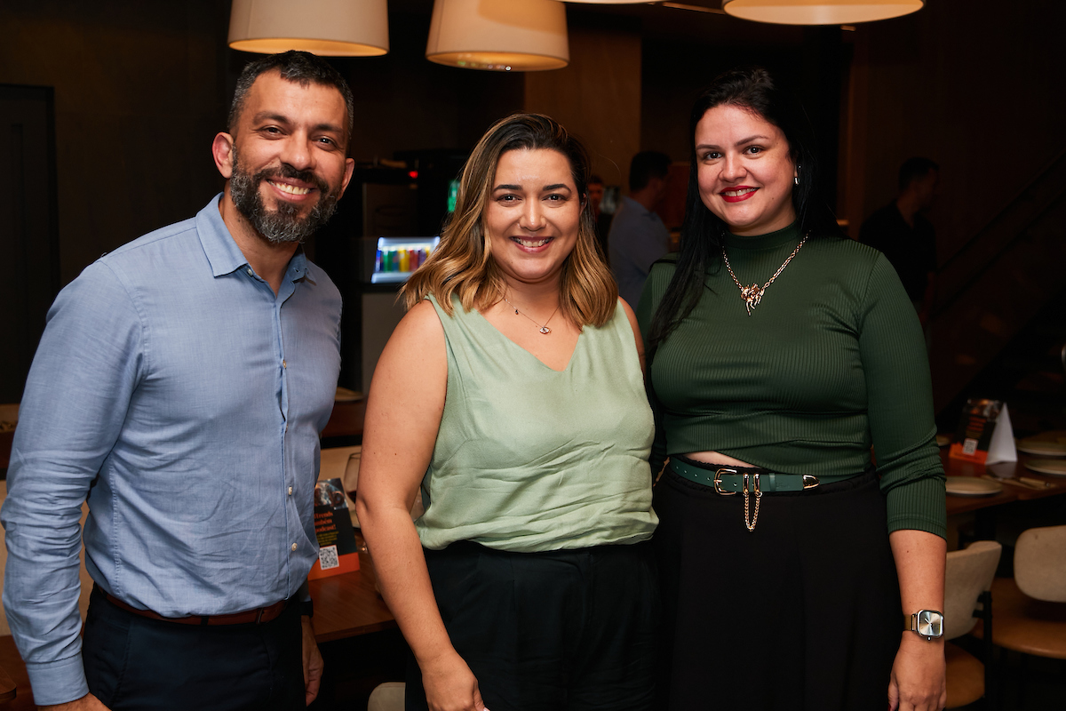 Glauber Oliveira, Liliane Gomes e Raquel Aires