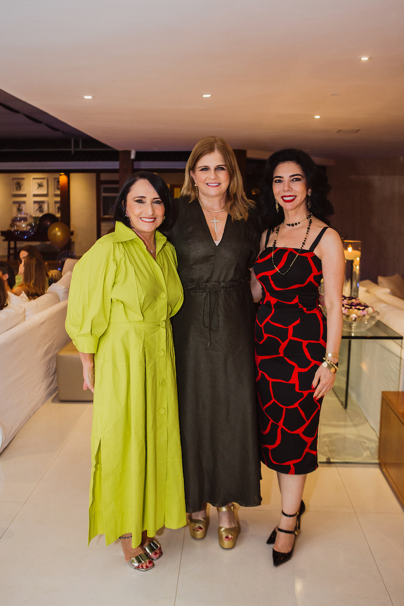 Valeska Tonet Camargo, Glaucia Benevides e Suely Nakao