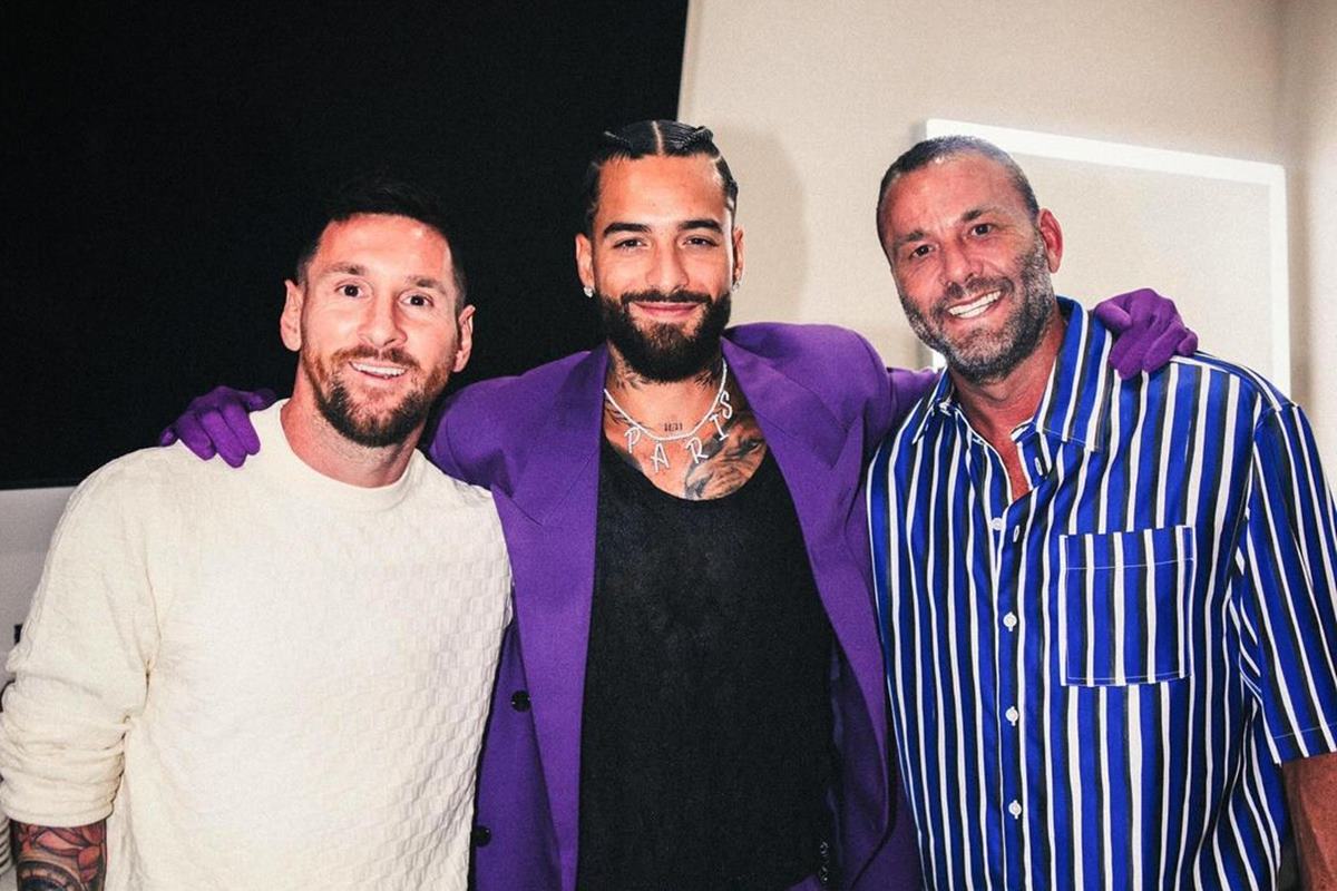 Lionel Messi, Maluma e David Grutman