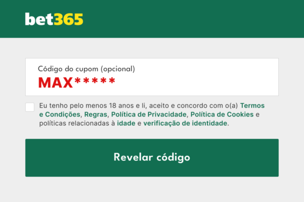 Código de bônus bet365 - APOSTAS