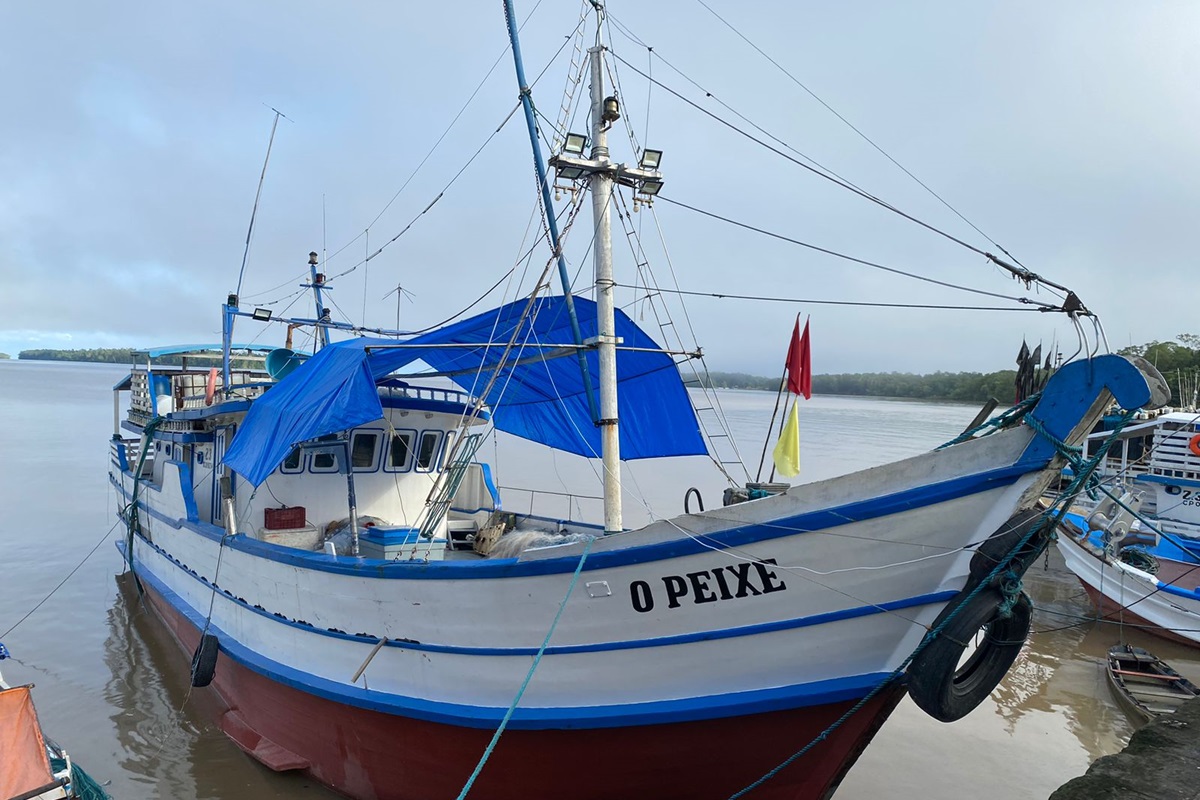 Barco usado por traficantes