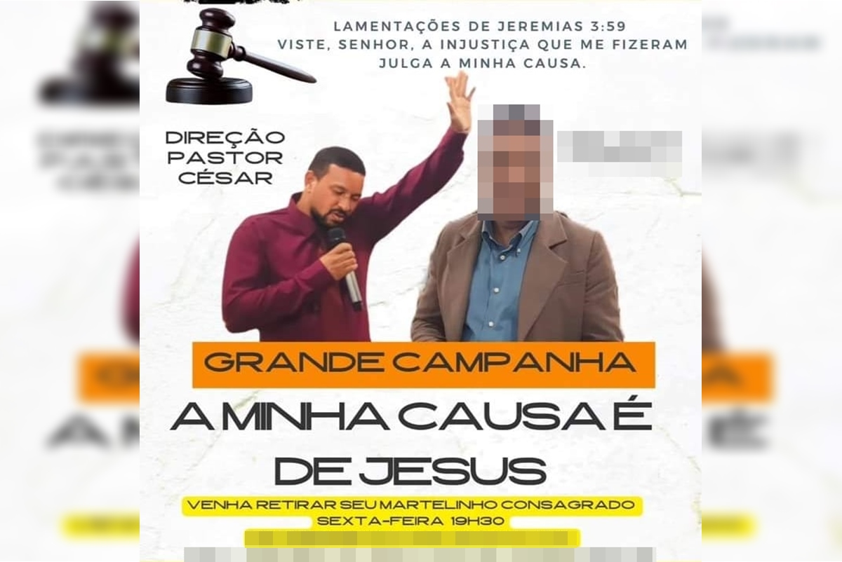 Pastor preso por estupro divulgava culto com “martelinho consagrado” |  Metrópoles