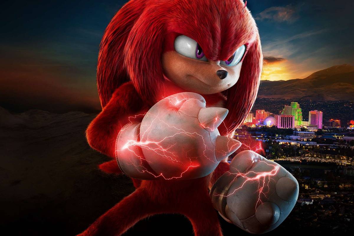 Imagem colorida de Knuckles - Metrópoles