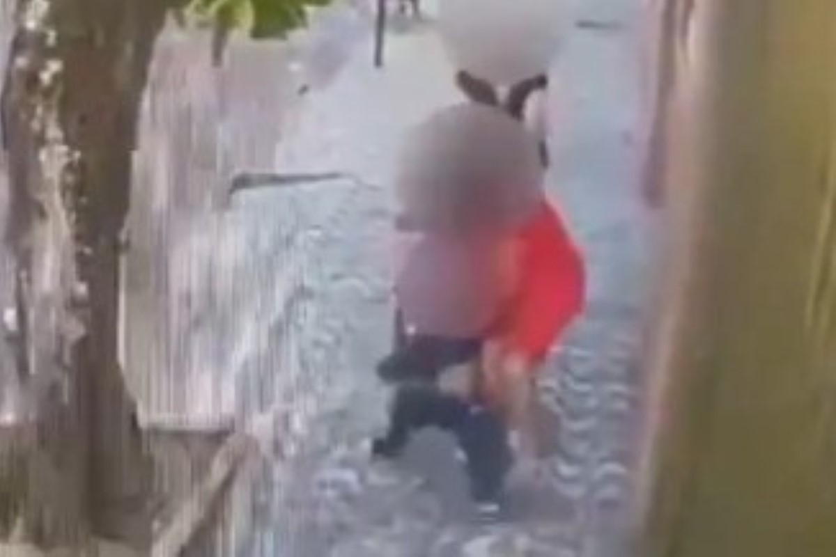 Vídeo: mãe tira filho de avó à força e desaparece com ele no litoral |  Metrópoles