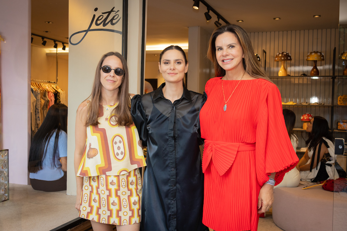 Alexia Wenk, Raquel Jones e Cláudia Salomao