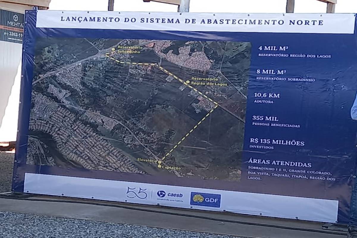 Lançamento Sistema de Abastecimento de Água Norte